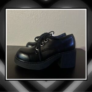 Vintage 90s Chunky Platform Shoes